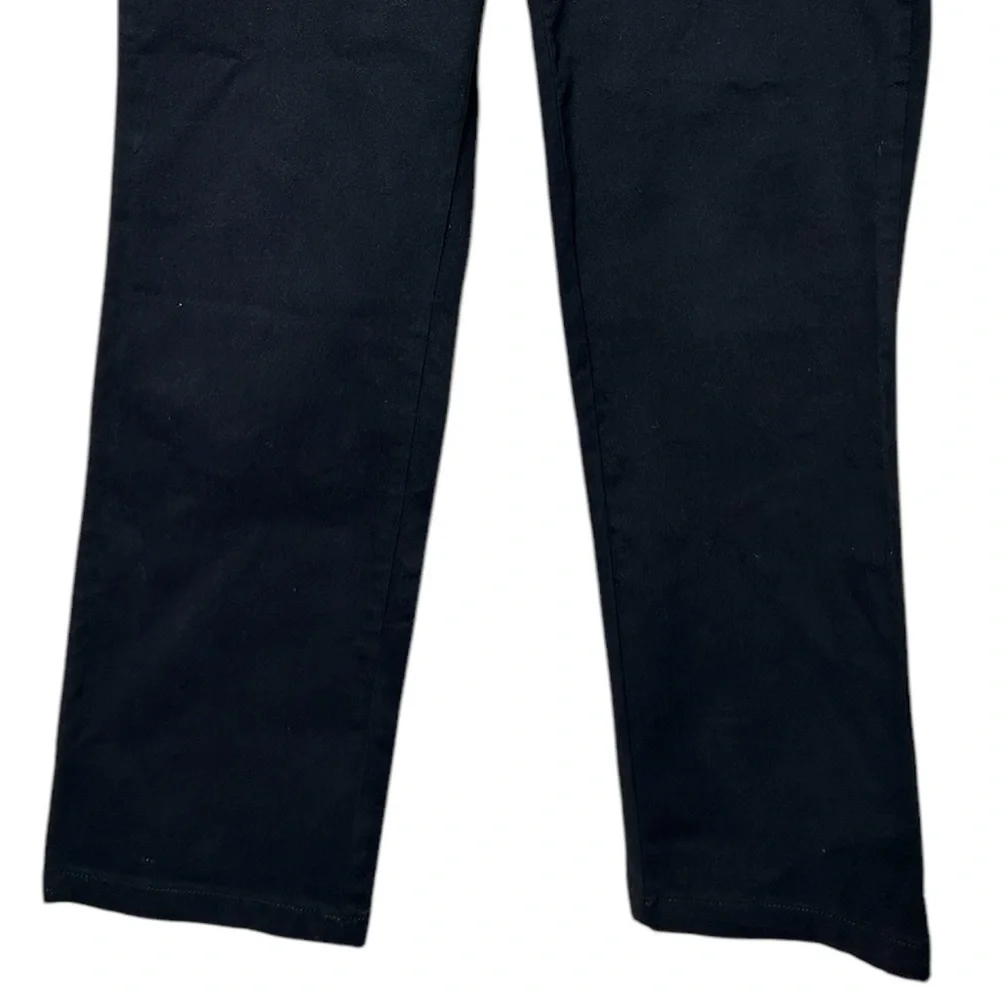 The Children's Place Boys Black Uniform Chino Pants Sz 12 Husky Adjustable Waist